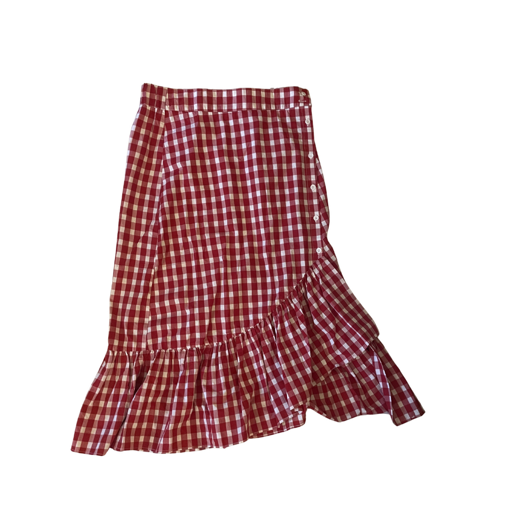 Zara Flowy Cotton Picnic Skirt