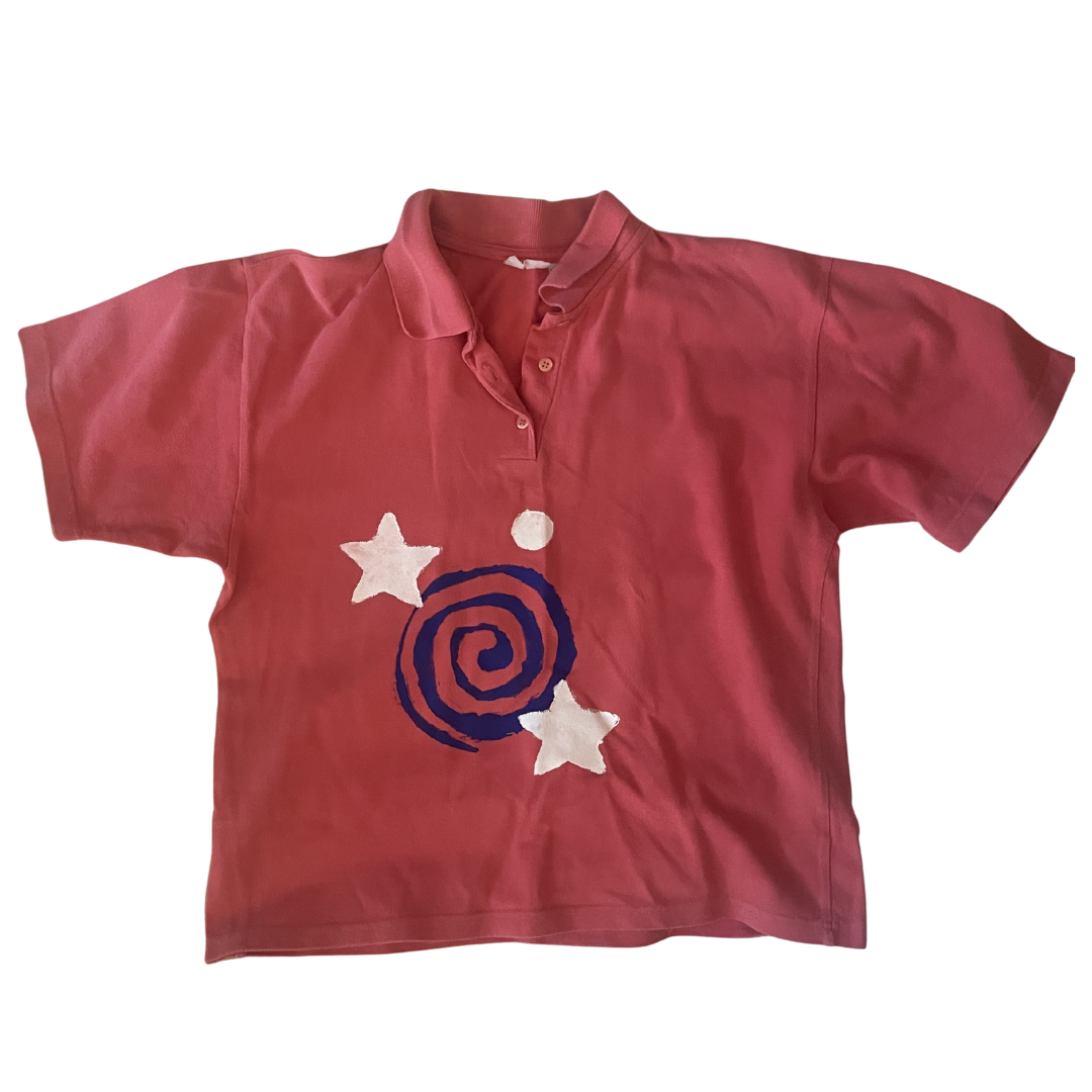 Hand-Painted Custom Cotton Shirt