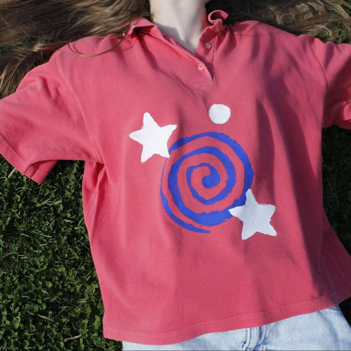 Hand-Painted Custom Cotton Shirt