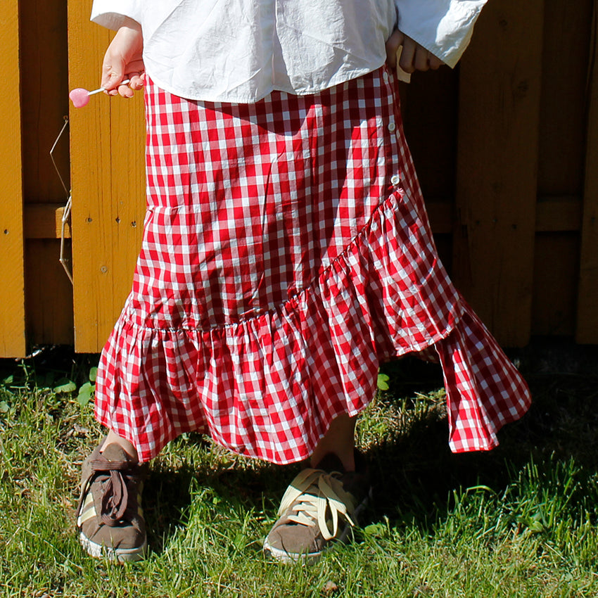 Zara Flowy Cotton Picnic Skirt